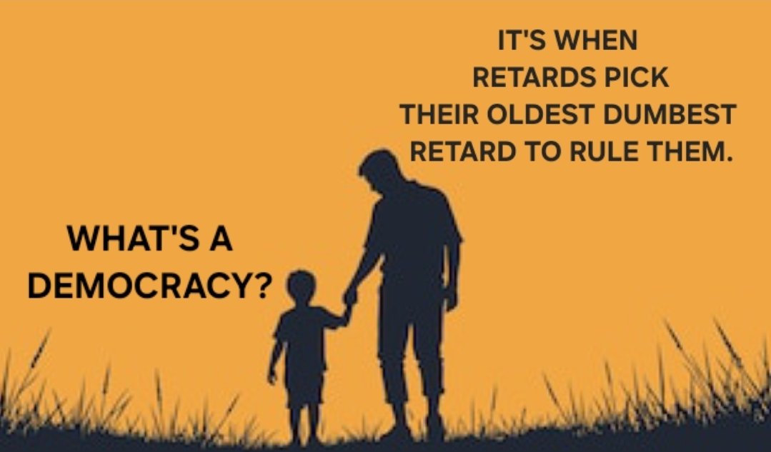 Democracy is retarded... Just like every other form of government.