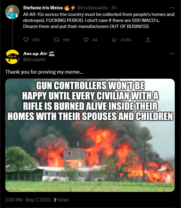 Throwback to when they said the quiet part out loud, and proved my meme.